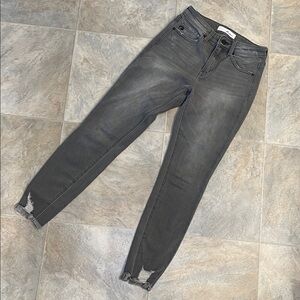 KanCan Charcoal Ankle Skinny Jeans